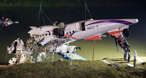 TransAsia Reportedly Offers Each Family of Taipei Crash Victims $475,000